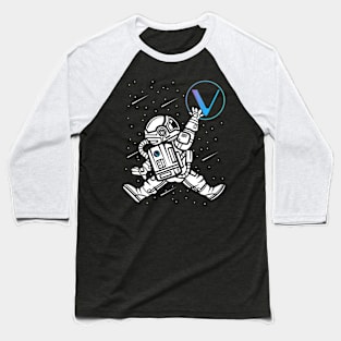 Astronaut Vechain Crypto VET Coin To The Moon Token Cryptocurrency Wallet Birthday Gift For Men Women Kids Baseball T-Shirt